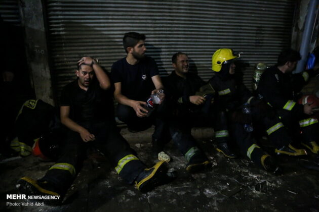 Fire in Grand Bazaar of Tabriz Wounds 16 Burns 100 Stores 9