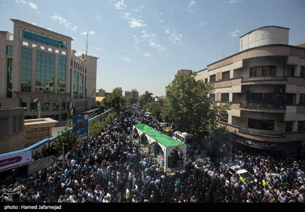 Mass Funeral of War Martyrs Held in Tehran
