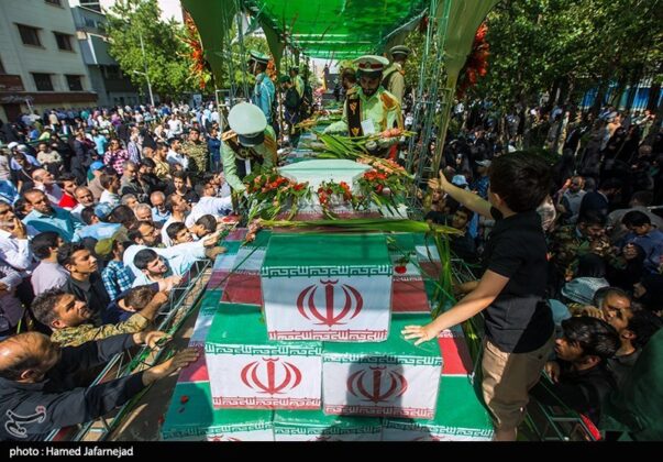 Mass Funeral of War Martyrs Held in Tehran