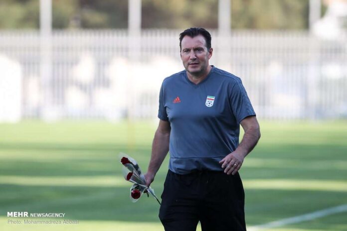 Marc Wilmots in Iran