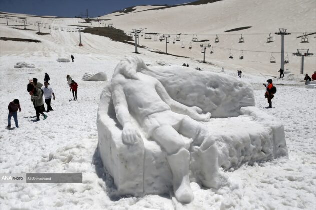 Gigantic Works Displayed at Ice Sculpture Festival