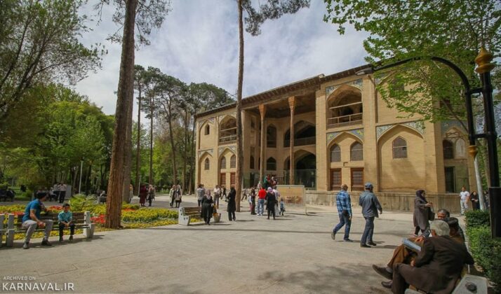 Beautiful Palace of Hasht Behesht, Iran