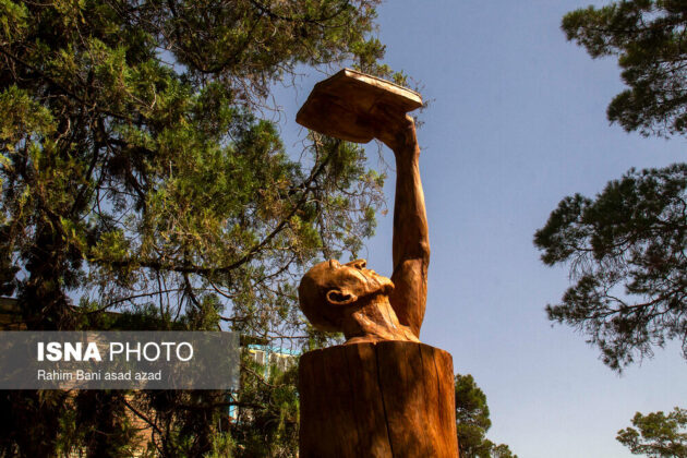 Art Event in Kerman Keeps Memory of Dried Trees Alive