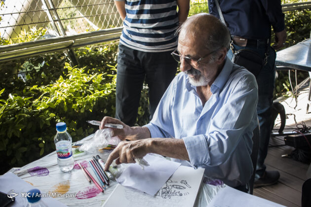 Iranian Cartoonists Hold Art Event on Nature Bridge