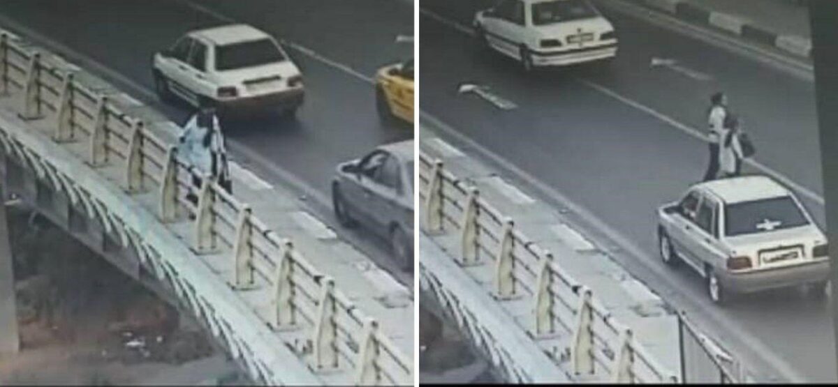 Iranian Cop Saves Lady Intending to Commit Suicide