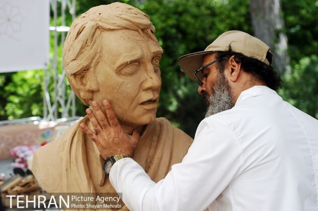 Busts of Top Iranian Artists, Elites on Display at Tehran Symposium