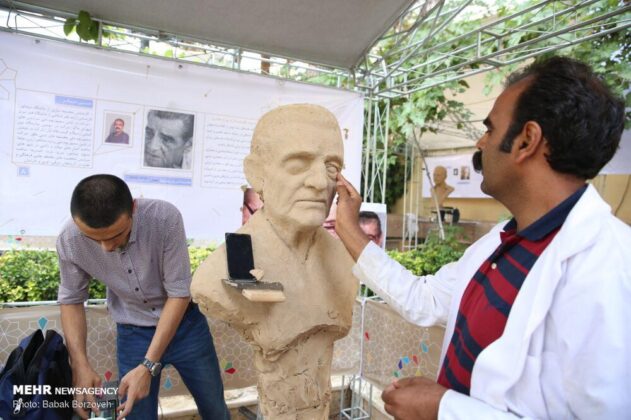 Busts of Top Iranian Artists, Elites on Display at Tehran Symposium
