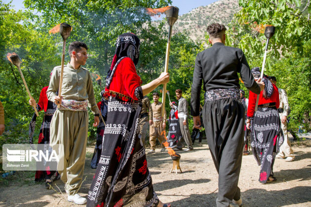 People in Western Iran Hold Midsummer Celebrations