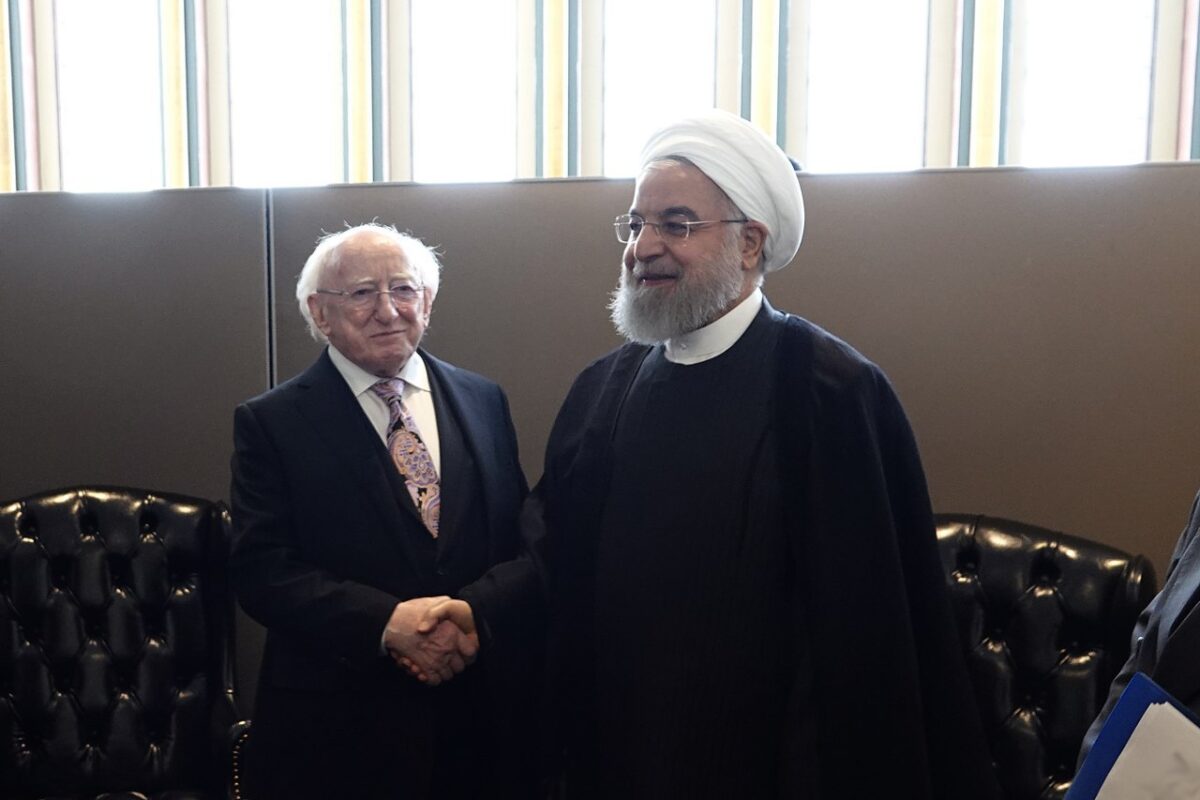 Tehran, Dublin Discuss Promotion of Ties in New York