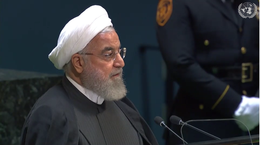Rouhani in UNGA Speech: Iran’s Response to Negotiation under Sanctions Is 'No'