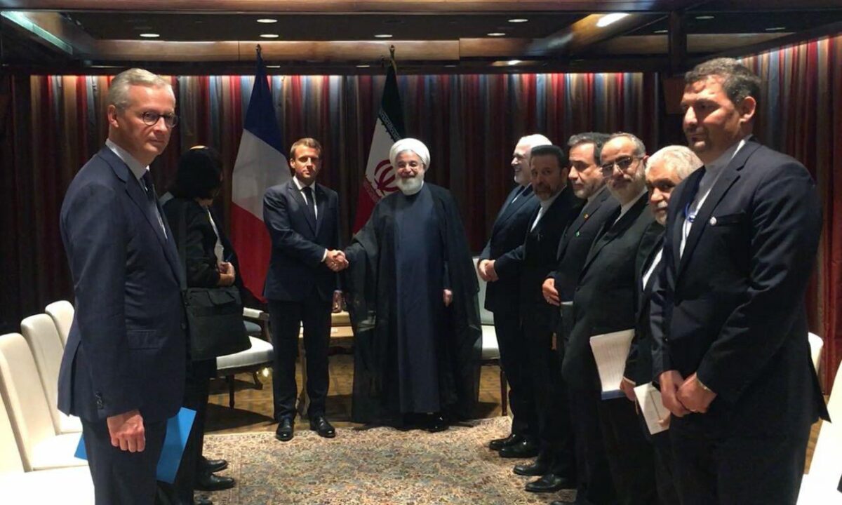 Iranian, French Presidents Meet in New York