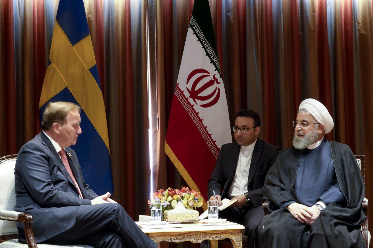 Swiss, Swedish Leaders Meet Iran President in New York