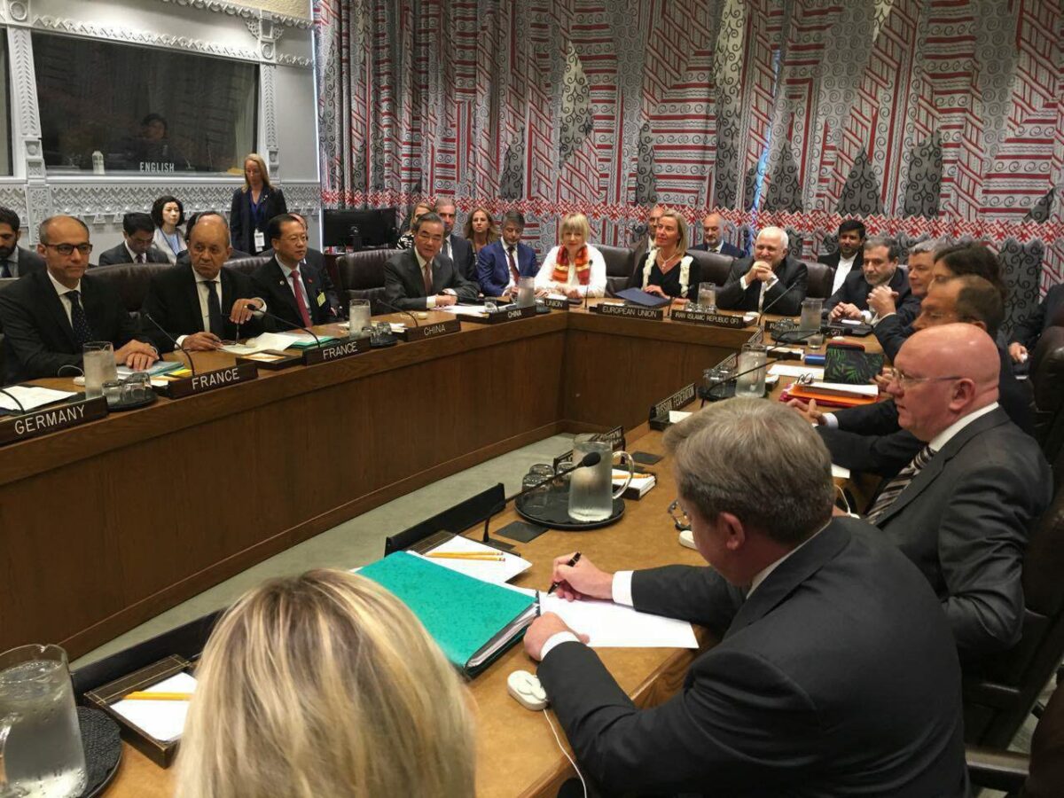 Iran, P4+1 Ministers Hold JCPOA Meeting in New York