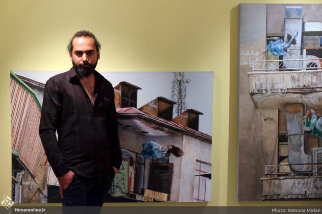 Exhibition in Tehran Displaying Paintings of Human Body