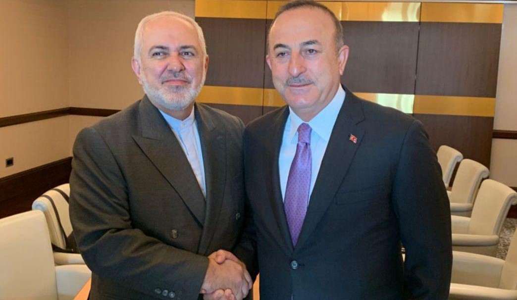 Zarif and Turkish FM Meeting in Baku
