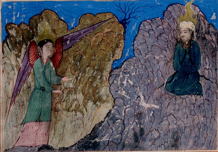 Ancient Illustration Depicting Prophet Muhammad