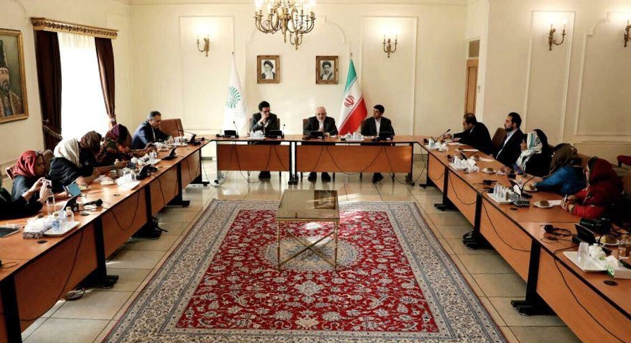 Female Indian Journalists Meet with Iran FM