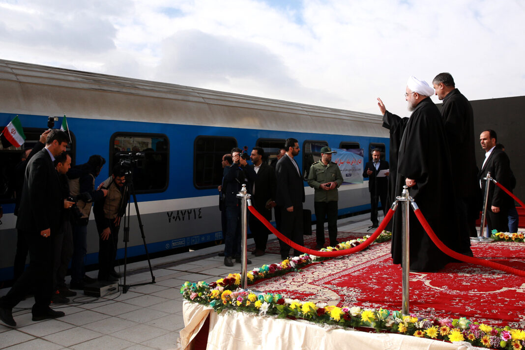Iran President Opens Key Railway Near Turkey