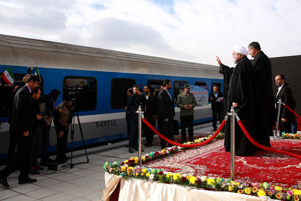 Iran President Opens Key Railway Near Turkey 1 Iran President Opens Key Railway Near Turkey