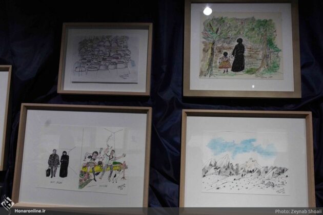 Painting Exhibition by Jean-Claude Carrière in Tehran