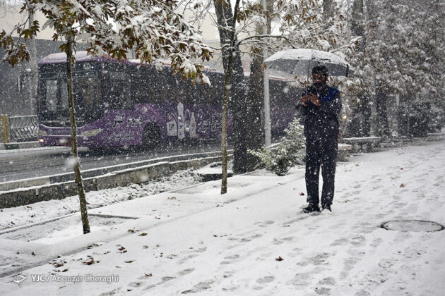 Snow in Tehran