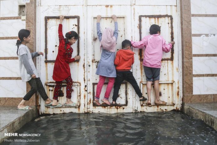 Flooding in the city of Ahvaz in south-west of Iran