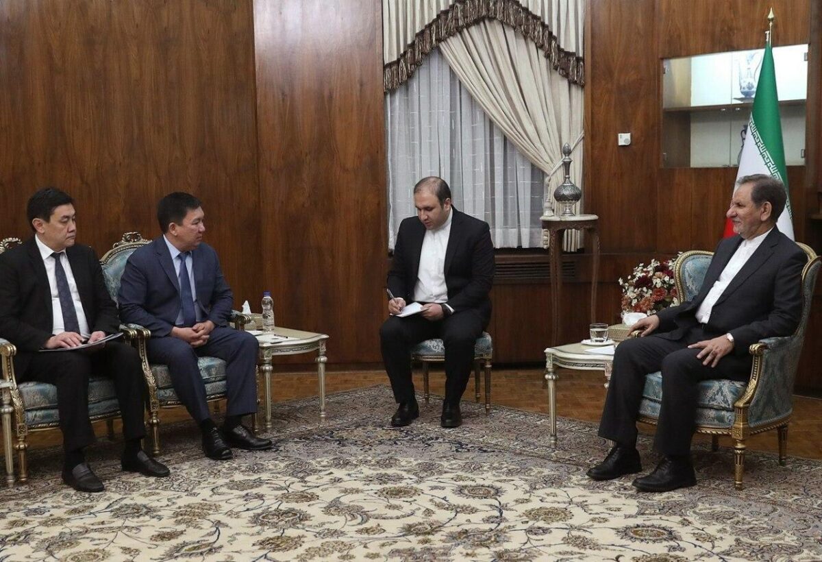 Iran Sees No Limits to Growing Ties with Kyrgyzstan: VP