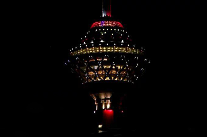 Tehran’s Iconic Milad Tower Turns Red on World AIDS Day