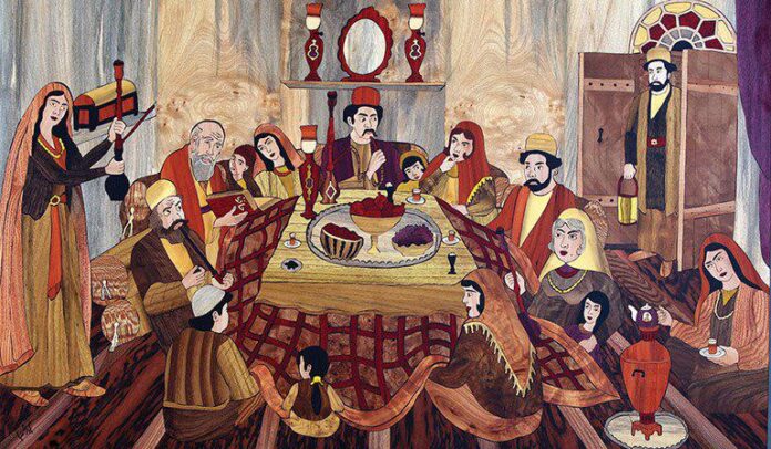 Iranian Korsi Brings Family Members Together on Yalda Night