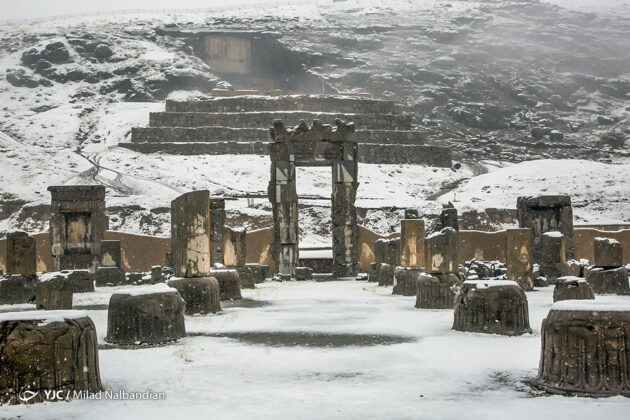 Ancient Persia's Remains under Snow