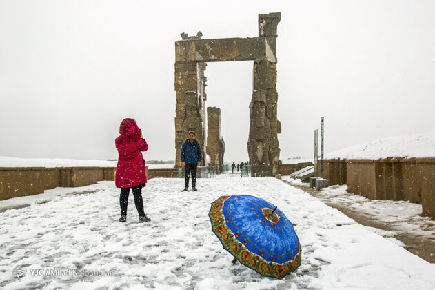 Ancient Persia's Remains under Snow