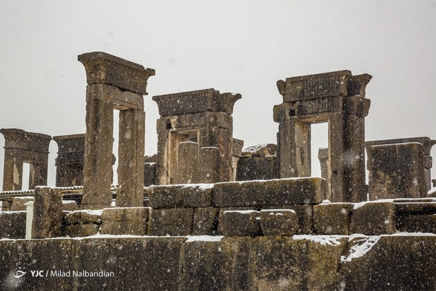 Ancient Persia's Remains under Snow