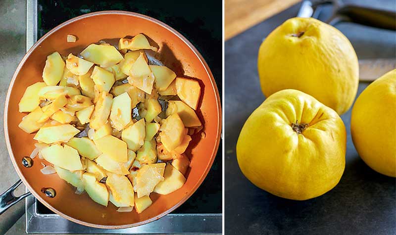 Quince Stew ingredients