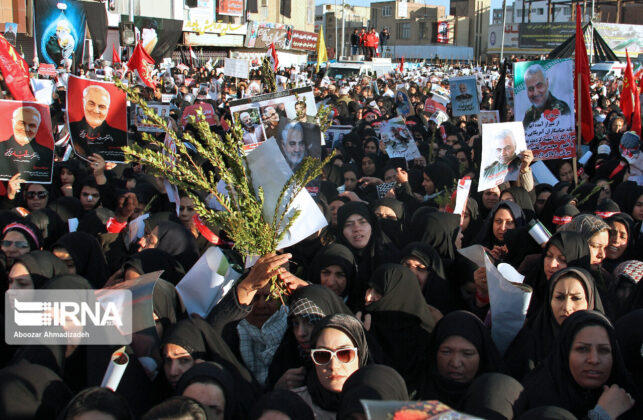 Millions in Kerman Join Gen. Soleimani’s Last Funeral