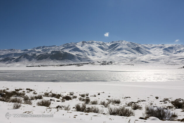 Frozen Wetland of Choghakhor, Iran