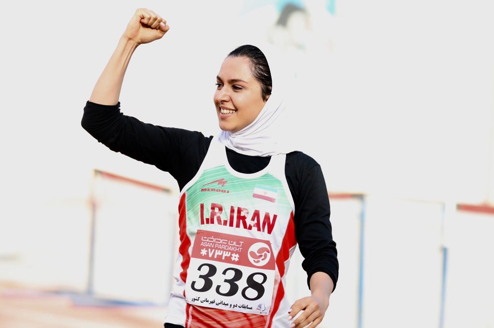 Iranian Female Sprinter Farzaneh Fasihi Sets New Record in Istanbul