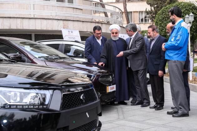 Iran President Unveils New Homegrown Cars