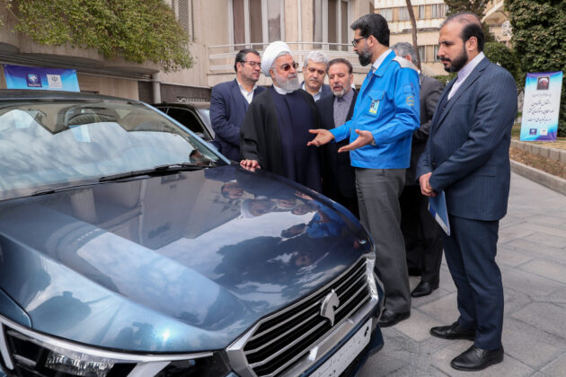 Iran President Unveils New Homegrown Cars