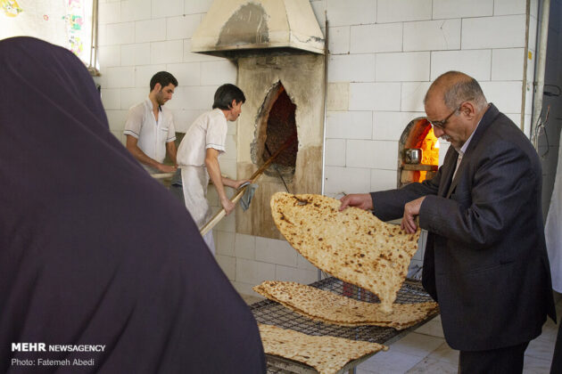 Making Bread in Iran