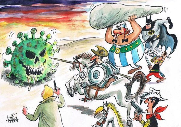 Iran Holds International Cartoon Festival on Coronavirus Battle 15