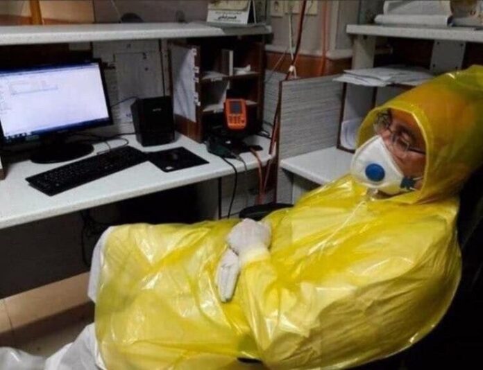 Moment of Relaxation amid Corona Battle