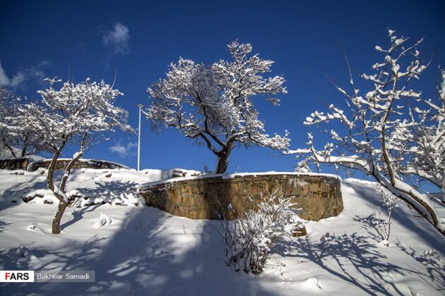 Nature of Sanandaj, Iran, in Winter