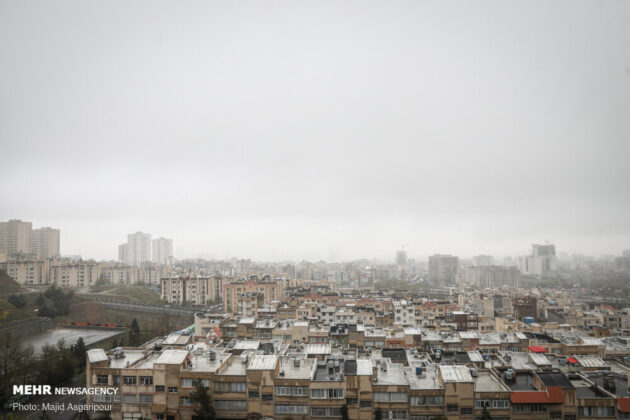 Tehran in Fog