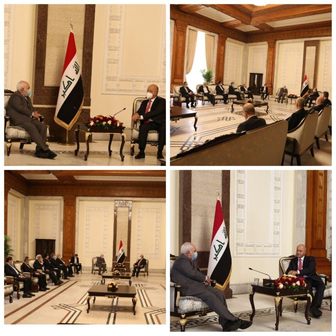 Iran’s Foreign Minister Meets Iraqi President in Baghdad