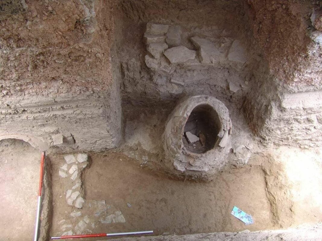 Two Historical Structures Dug Out in Central Iran