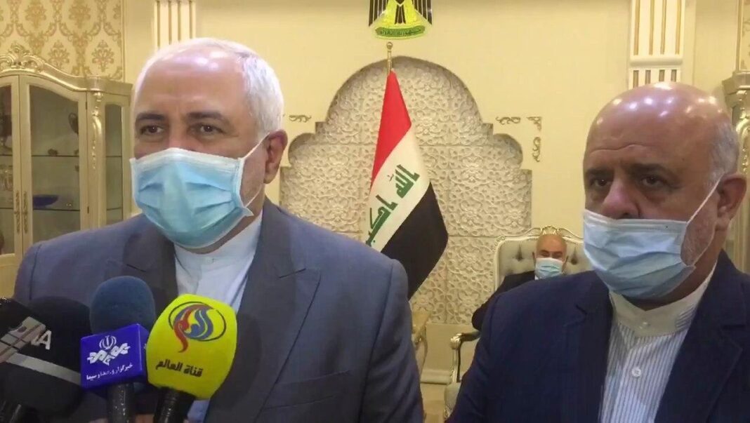 Zarif in Baghdad to Discuss Regional Cooperation, US Crimes with Iraqis