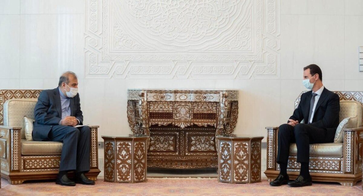 Diplomat‌ Reaffirms Iran's Support for Syria in Talks with Assad