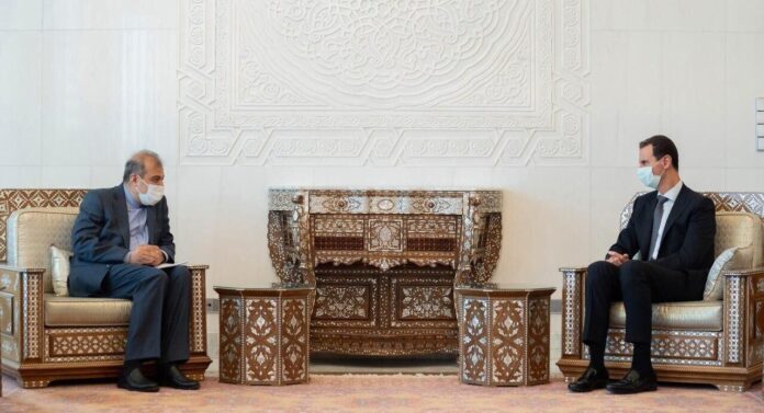 Diplomat‌ Reaffirms Iran's Support for Syria in Talks with Assad