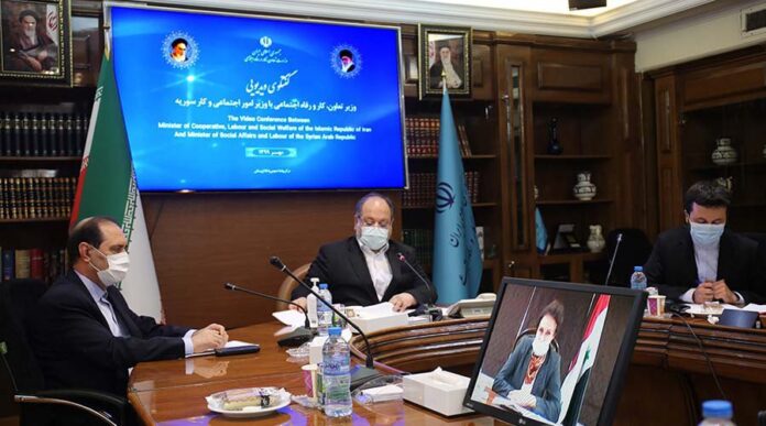 Iranian, Syrian Labour Ministers Discuss Mutual Cooperation