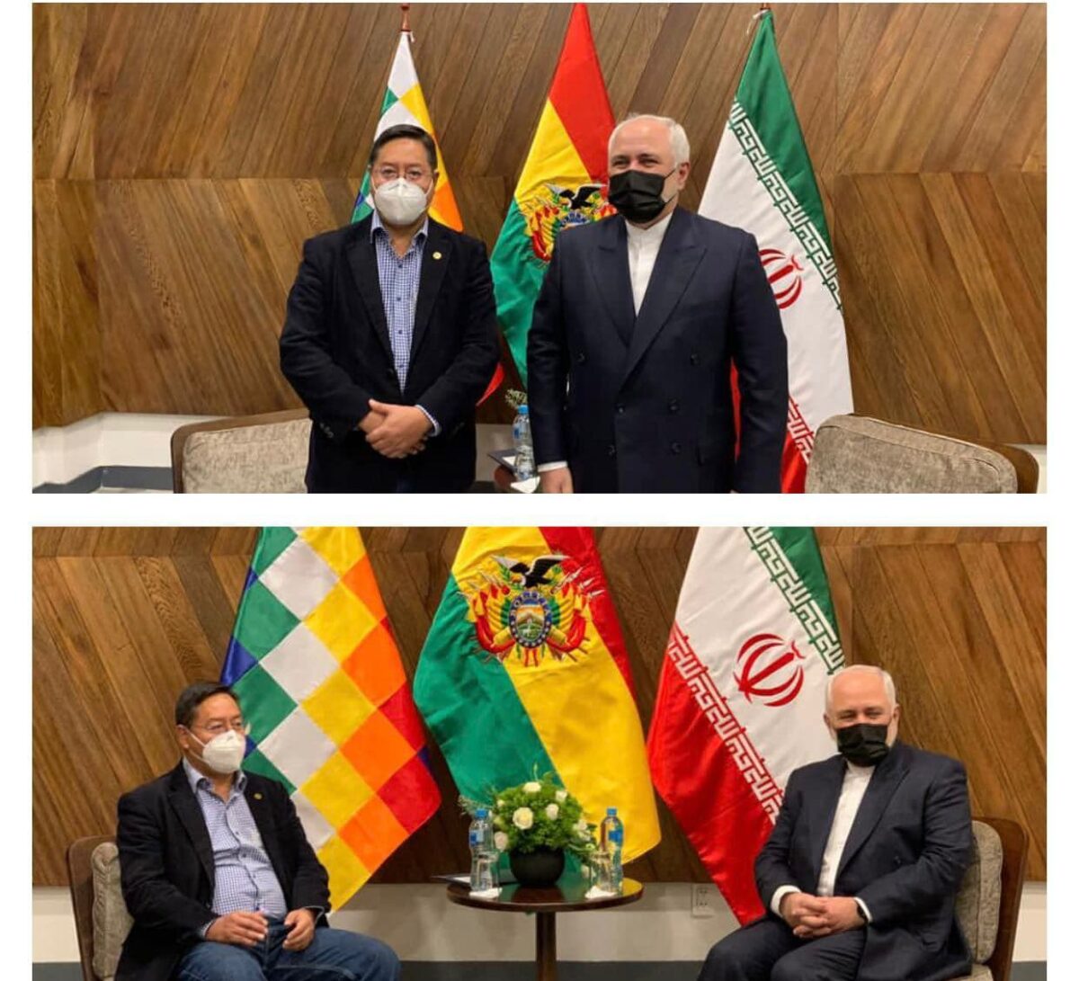 Iran's Foreign Minister Meets with Bolivian President-Elect